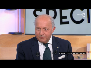 Laurent Fabius à C'est à vous sur France 5